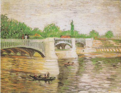 De Seine met de Pont de la Grande Jatte door Vincent van Gogh